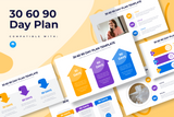 30 60 90 Day Plan Keynote Infographic Template
