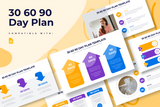 30 60 90 Day Plan Google Slides Infographic Template