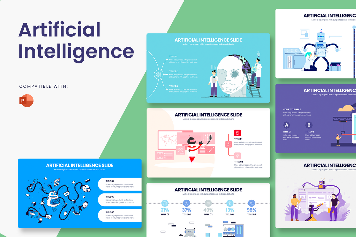Artificial Intelligence Powerpoint Infographic Template