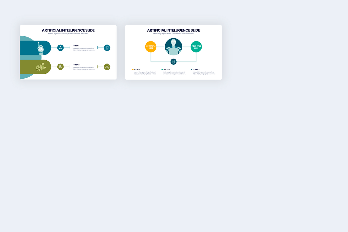 Artificial Intelligence Illustrator Infographic Template