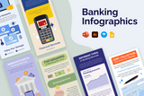 Banking Vertical Infographics Templates