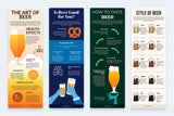 Beer Vertical Infographic Templates