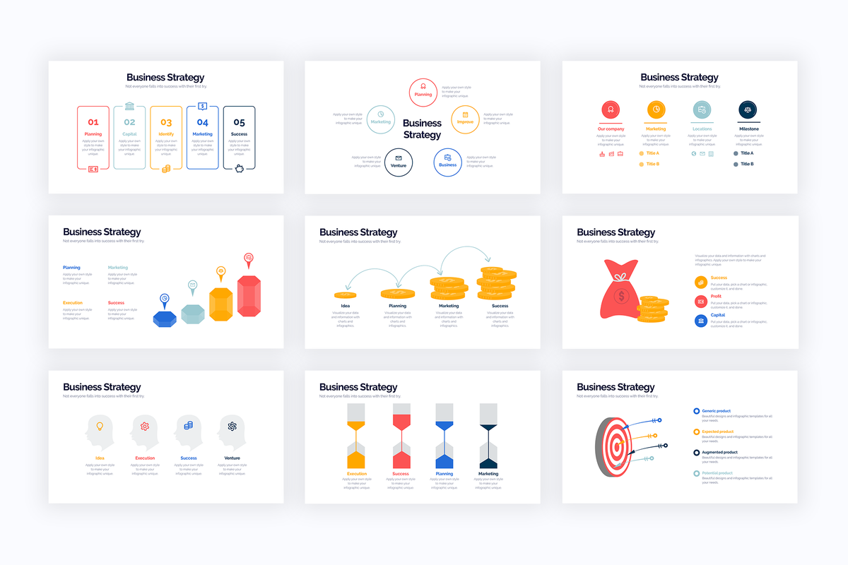 Business Strategy Powerpoint Infographics