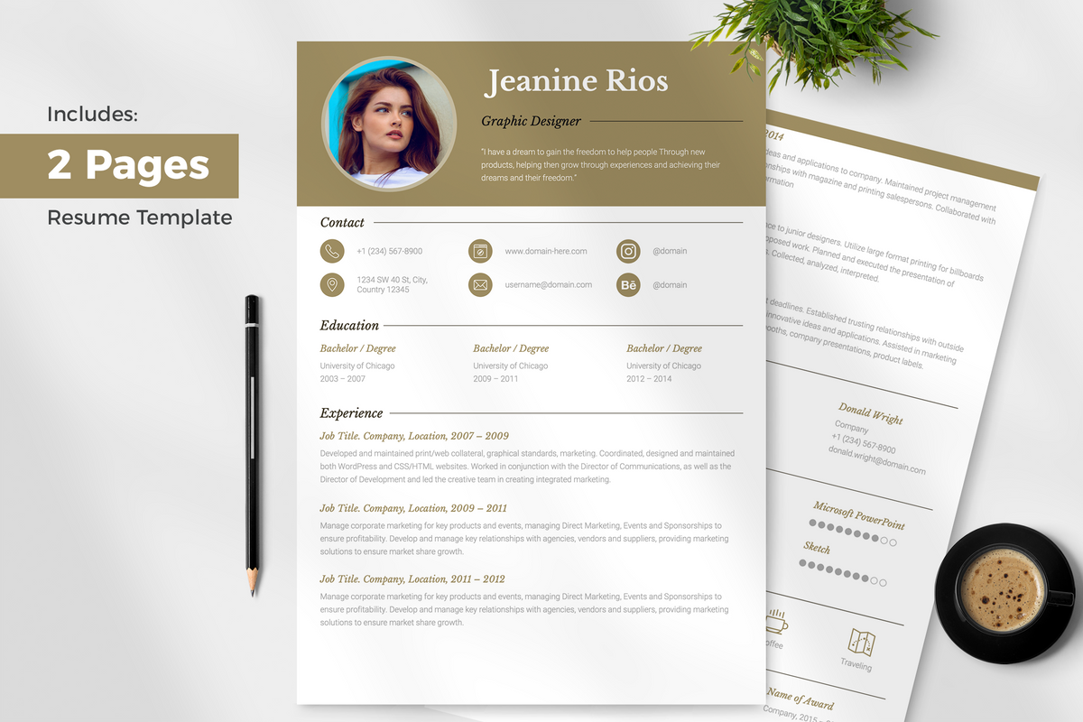 Chloe Resume Template