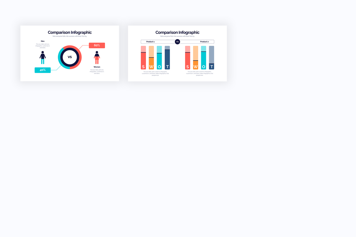 Comparison Illustrator Infographics