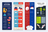 Comparison Vertical Infographic Templates