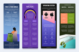 Comparison Vertical Infographic Templates