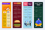 Comparison Vertical Infographic Templates
