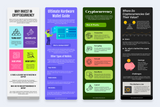 Cryptocurrency Vertical Infographics Templates
