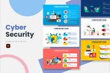Cyber Security Illustrator Infographic Template