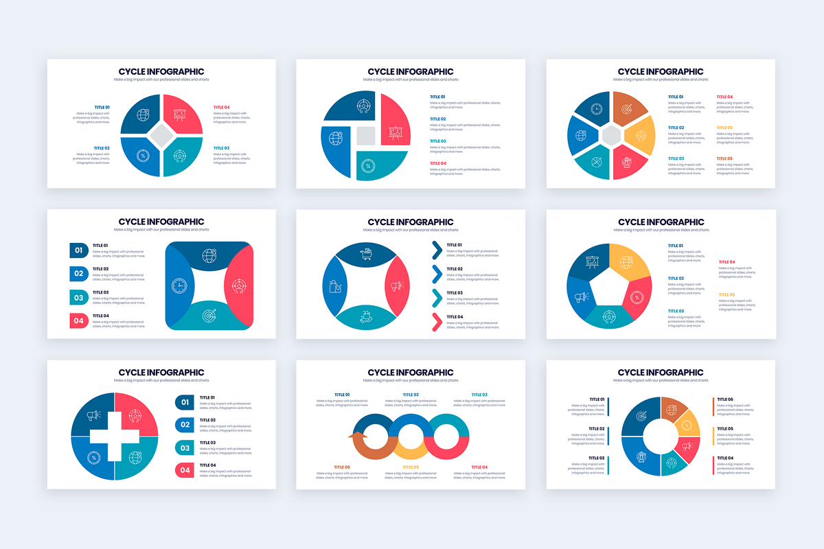 Cycle Google Slides Infographics Template