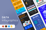 Data Vertical Infographics Templates