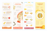 Easy Recipes Vertical Infographics Templates