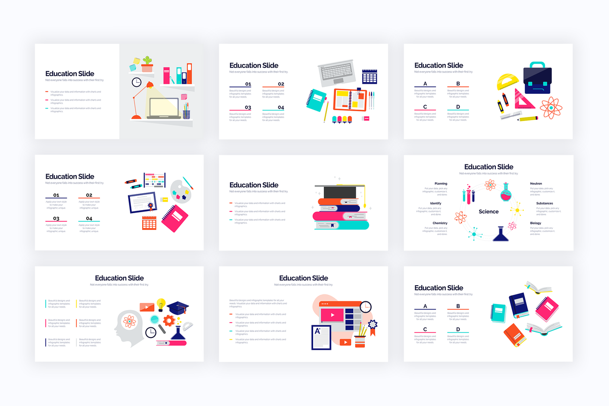 Education Google Slides Infographics