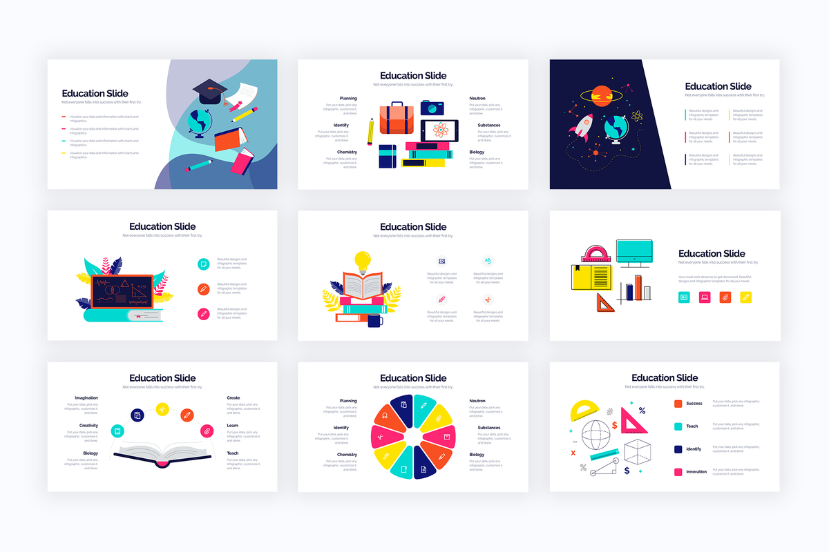 Education Google Slides Infographics