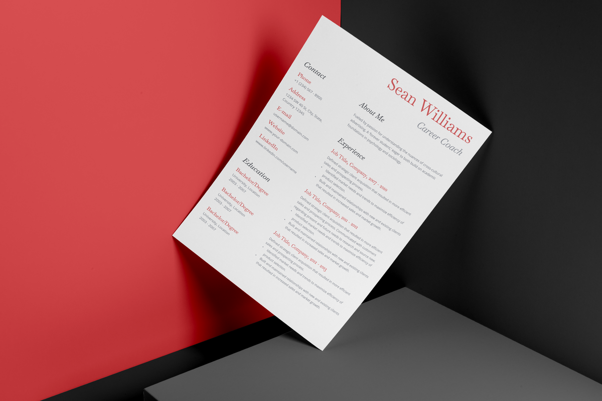 Elijah Resume Template