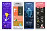 Environment Vertical Infographics Templates