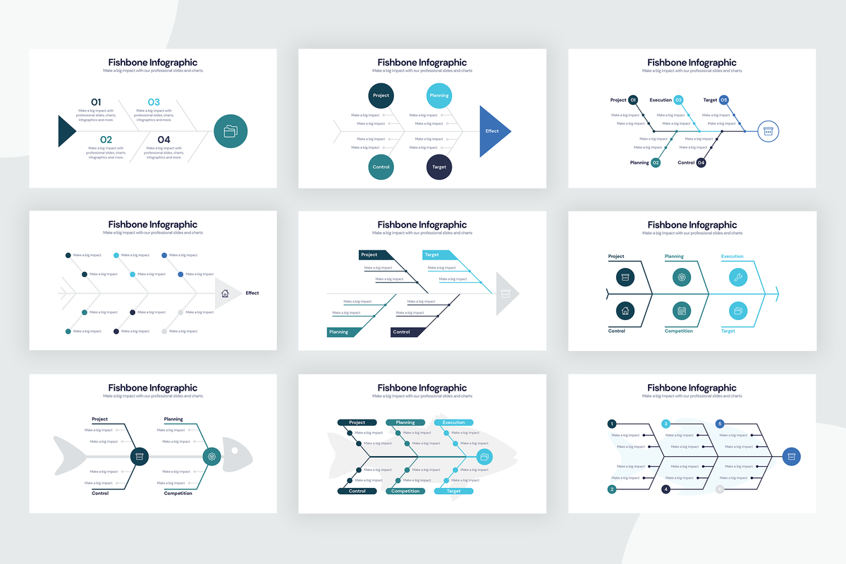 Fishbone Infographic Templates