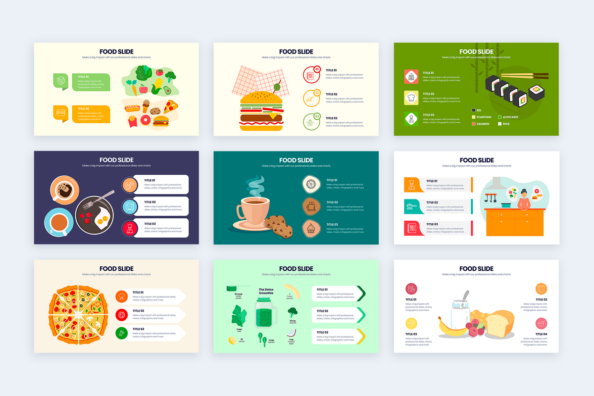 Food Keynote Slides Template
