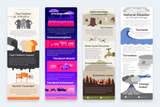 Global Warming Vertical Infographics Templates