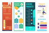 Healthcare Vertical Infographics Templates