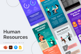 Human Resources Vertical Infographics Templates