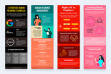 Human Resources Vertical Infographics Templates