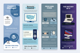 IT Technology Vertical Infographics Templates