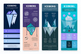 Iceberg Vertical Infographics Templates