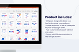 Infographic Post Templates Powerpoint | CANVA | Keynote | Google Slides