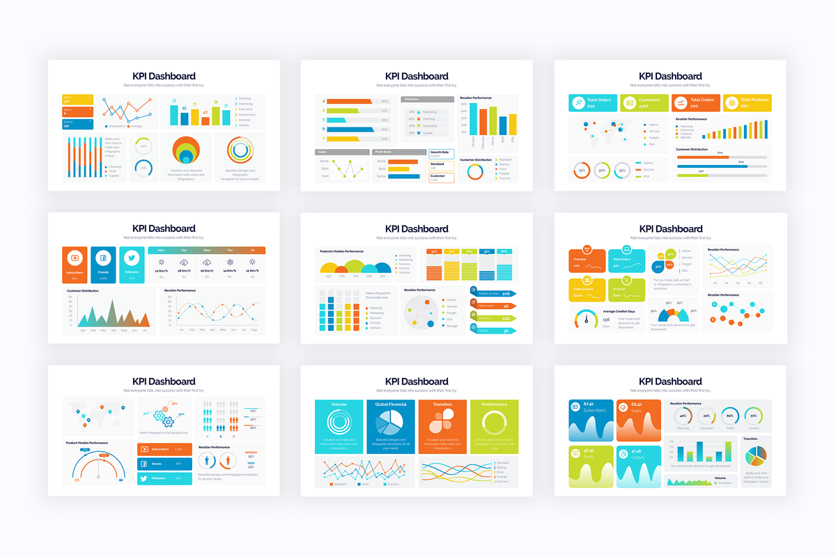 KPI Keynote Infographics