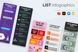 List Vertical Infographics Templates