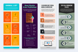 List Vertical Infographics Templates