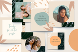 Luna Instagram Puzzle Template for CANVA & Photoshop