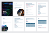 Market Research Proposal Template for CANVA & ILLUSTRATOR