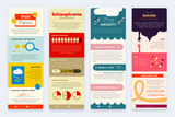 Mental Health Vertical Infographics Templates