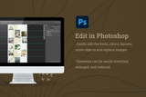 Nina Instagram Puzzle Template for CANVA & Photoshop