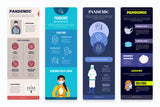 Pandemic Vertical Infographics Templates