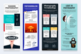 Photography Vertical Infographics Templates