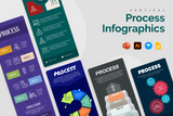 Process Vertical Infographics Templates