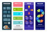 Process Vertical Infographics Templates