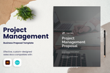 Project Management Proposal Template for CANVA & ILLUSTRATOR