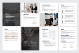 Project Management Proposal Template for CANVA & ILLUSTRATOR