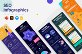 SEO Vertical Infographics Templates