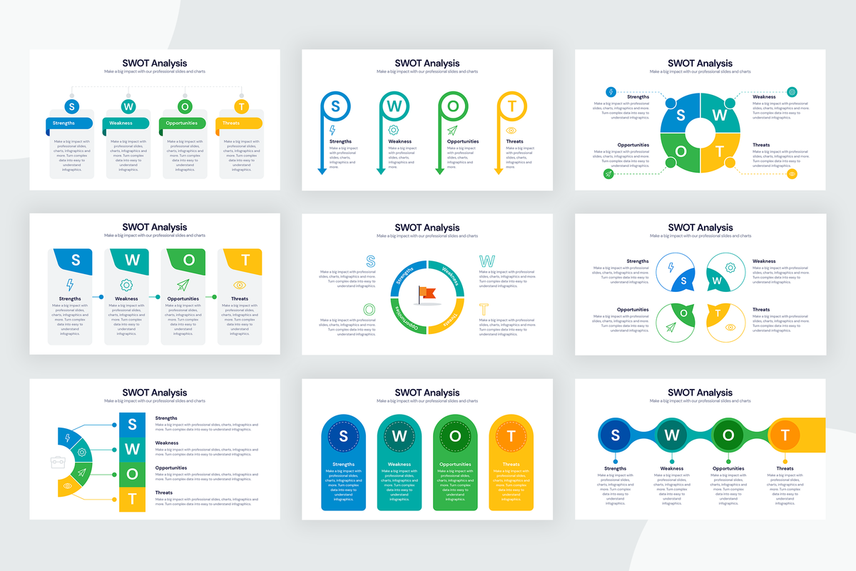 SWOT Analysis Infographic Templates