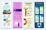 SWOT Vertical Infographic Templates
