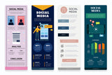 Social Media Vertical Infographics Templates