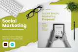 Social Marketing Proposal Template for CANVA & ILLUSTRATOR