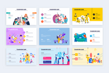 Teamwork Slides Powerpoint Infographic Template