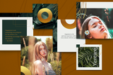 Teresa Instagram Puzzle Template for CANVA & Photoshop